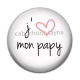 Cabochon Résine - j'aime mon papy