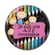 Cabochon Résine - je suis une avs qui déchire