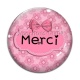 Cabochon Verre - merci