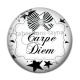 Cabochon Résine - carpe diem 