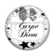 Cabochon Verre - carpe diem 
