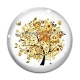 Cabochon Verre - arbre de vie
