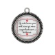 Pendentif Cabochon Argent - les seuls beau yeux sont ceux qui vous regardent 