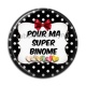 Cabochon Résine - pour ma super binome