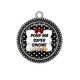 Pendentif Cabochon Argent - pour ma super binome