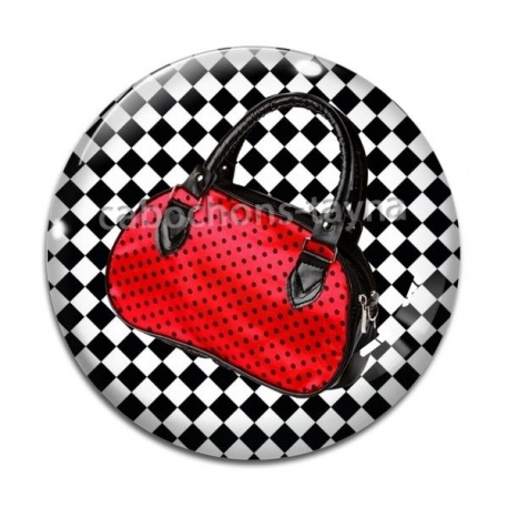 Cabochon Verre - sac