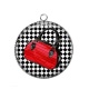 Pendentif Cabochon Argent - sac