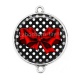 Connecteur Cabochon Argent - noeud