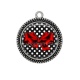 Pendentif Cabochon Argent - noeud