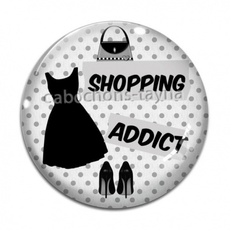 Cabochon Verre - shopping addict