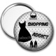 Miroir de poche - shopping addict