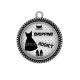 Pendentif Cabochon Argent - shopping addict