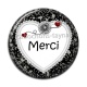 Cabochon Résine - merci