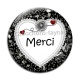 Cabochon Verre - merci