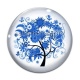 Cabochon Verre - arbre de vie