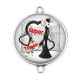 Connecteur Cabochon Argent - super témoin