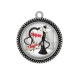 Pendentif Cabochon Argent - super témoin