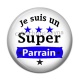 Cabochon Résine -  je suis un super parrain