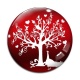 Cabochon Verre - arbre de vie