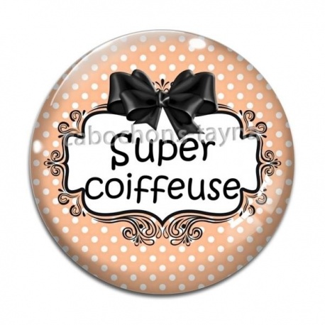 Cabochon Verre - super coiffeuse