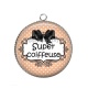 Pendentif Cabochon Argent - super coiffeuse