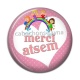 Cabochon Résine - merci atsem