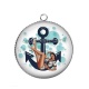 Pendentif Cabochon Argent - pin up