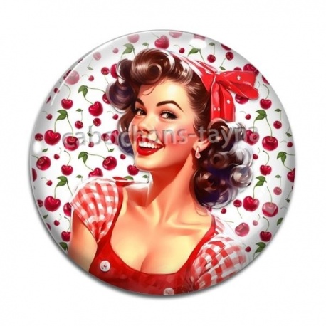 Cabochon Verre - pin up