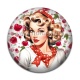 Cabochon Résine - pin up