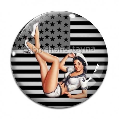 Cabochon Verre - pin up