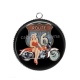 Pendentif Cabochon Argent - pin up