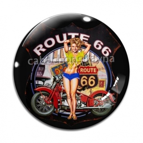 Cabochon Verre - pin up
