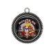 Pendentif Cabochon Argent - pin up
