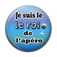 Cabochon Résine -  je suis le roi de l'apéro