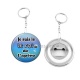 Porte clés décapsuleur -  je suis le roi de l'apéro