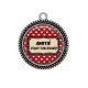 Pendentif Cabochon Argent - amitié pour toujours