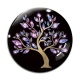 Cabochon Verre - arbre de vie