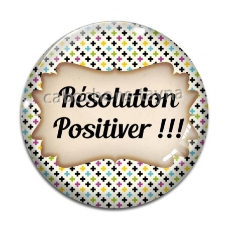 Cabochon Verre - résolution positiver