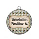 Pendentif Cabochon Argent - résolution positiver