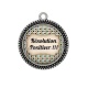 Pendentif Cabochon Argent - résolution positiver