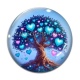 Cabochon Verre - arbre de vie