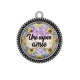 Pendentif Cabochon Argent - une super amie
