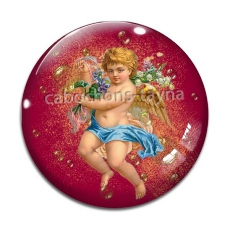 Cabochon Verre - ange