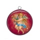 Pendentif Cabochon Argent - ange