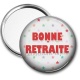 Miroir de poche - bonne retraite