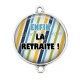 Connecteur Cabochon Argent - enfin la retraite