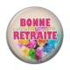 Cabochon Résine - bonne retraite