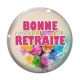 Cabochon Verre - bonne retraite