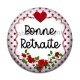 Cabochon Résine - bonne retraite