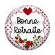 Cabochon Verre - bonne retraite